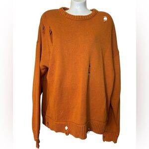 Urban Outfitters Distressed Relaxed Fit Sweater
